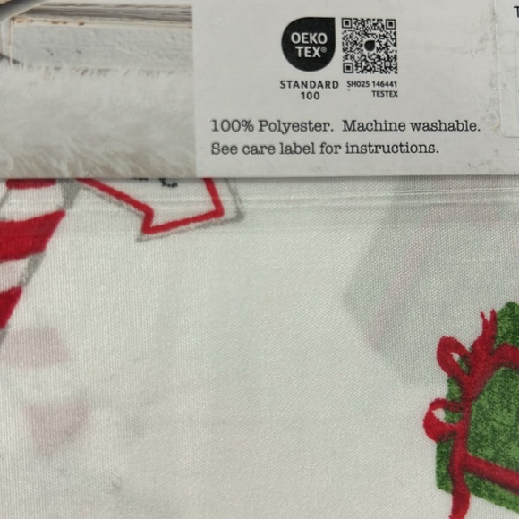 Rae Dunn Christmas Full Sheet Set African American Santa Mrs Claus Holiday - Picture 3 of 3